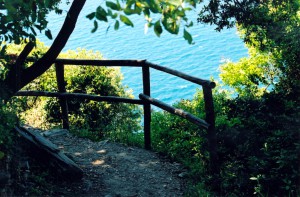 Vandringsled Cinque Terre.  © Elisabeth Sjöberg Strand.